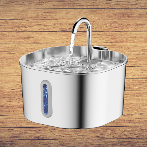 ZampaSicura-Inox:Fontana Ultra-Silenziosa con Tripla Filtrazione
